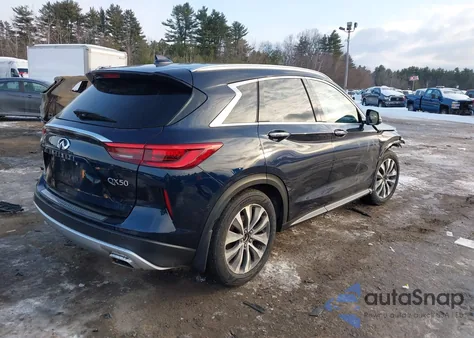 2021 Infiniti Qx50 Sensory Awd from USA, damaged, VIN 3PCAJ5CB4MF111198
